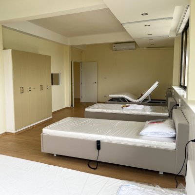 เตียงปรับระดับยกหัว-ท้าย ขนาด 3ฟุต บิวต์หุ้มหนัง PVC (เลือกสี ความหนาที่นอนได้)