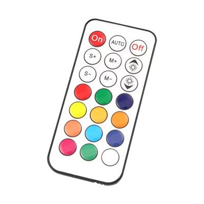 AZZA Mini Wireless Remote Control 21 Keys Dimmable Controller Multicolor ARGB LED Light Remote