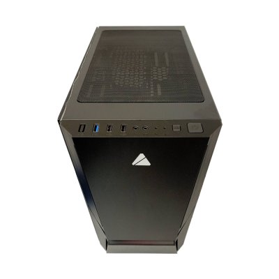 AZZA Micro ATX Mid Tower Tempered Glass Gaming Case  LUMINOUS 110F - Black