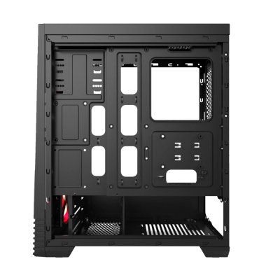 AZZA ATX Mid Tower Tempered Glass RGB Gaming Case BLAZE 231G – Black