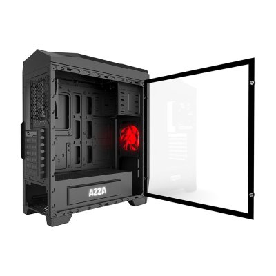 AZZA ATX Mid Tower Tempered Glass Gaming Case PHOTOIS 250 - Black