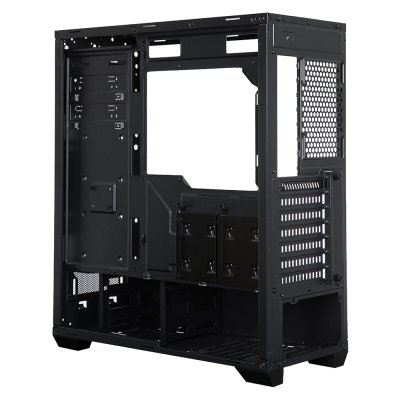AZZA ATX Mid Tower Tempered Glass ARGB Gaming Case  INFERNO 310DH with RF Remote – Black