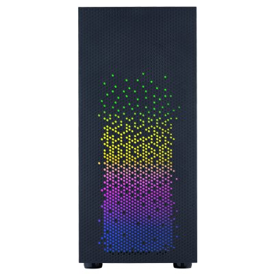 AZZA ATX Mid Tower Tempered Glass ARGB Gaming Case CELESTA 340 - Black