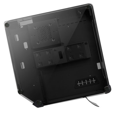 AZZA Innovative Tempered Glass ARGB Computer Case OPTIMA 803 with RF Remote – Black