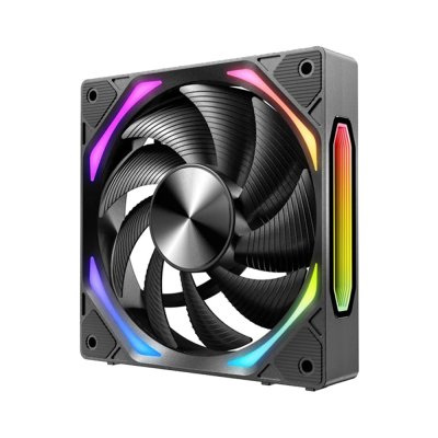 AZZA 120mm Mirror ARGB PWM PC Case Fan GALAXY – Black (Pack3)