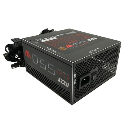 AZZA Power Supply 550W 80Plus Bronze PSAZ 550W - Black