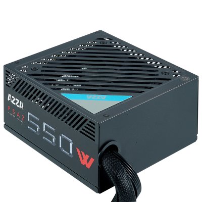AZZA Power Supply 550W 80Plus Bronze PSAZ 550W - Black