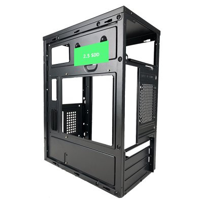 VENUZ micro ATX Computer Case VC 2602 - Black(copy)