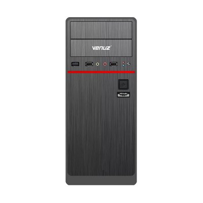 VENUZ ATX Computer Case VC 3225 - Black/Red