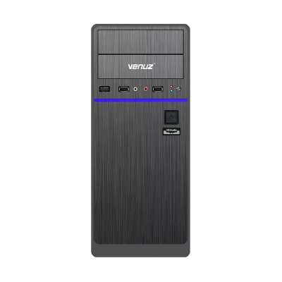 VENUZ ATX Computer Case VC 3225 - Black/Blue