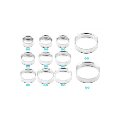จิวปากแตร สแตนเลสแท้ 3-30mm