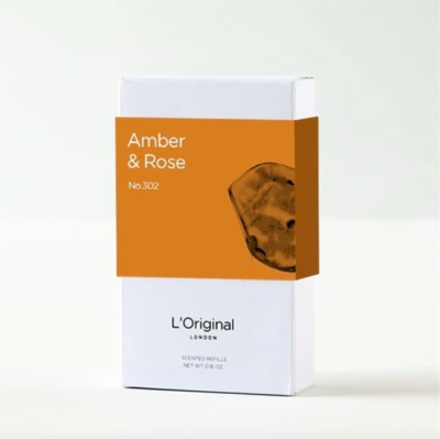 L'Original Metal Collection - Amber & Rose x2 Scented Refills