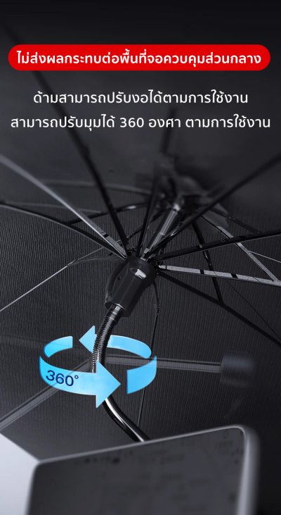 ที่บังแดดกระจกหน้ารถ พร้อมฉนวน UV ป้องกันความร้อนได้อย่างดี ด้ามจับแบบร่มสำหรับ สำหรับรถยนต์ทุกรุ่น