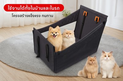 เบาะรองนั่งกันเปื้อนในรถ ที่รองนั่ง เบาะรองนั่งกันเปื้อน สำหรับสัตว์เลี้ยง
