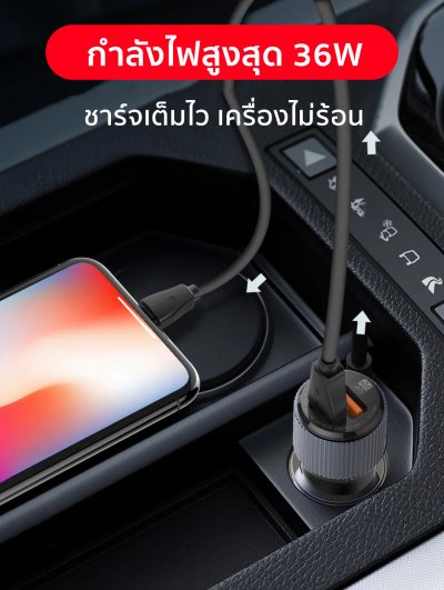 Adapter Charge ขยายส่วนควบคุมคอนโซลกลาง สำหรับรถยนต์ทุกรุ่น