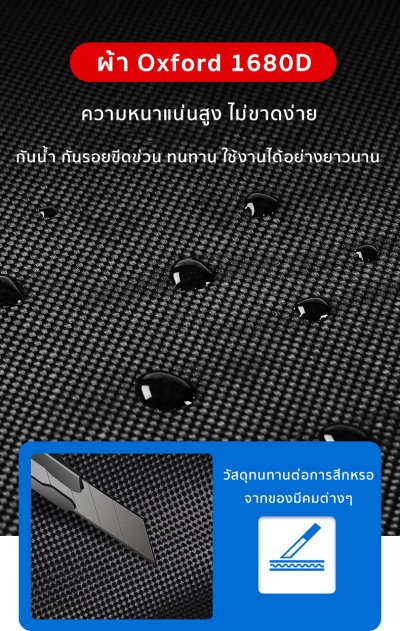 กระเป๋าเก็บของอเนกประสงค์ สำหรับรถยนต์ทุกรุ่น กระเป๋าเก็บสัมภาระในรถยนต์ ใช้งานง่าย เก็บสะดวก