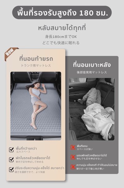 [Pre-Order 14 วัน] The Camp สำหรับ MG IM6 ที่นอนเป่าลมอัตโนมัติ พื้นรองกว้าง จัดเก็บไว พร้อมออกทริป