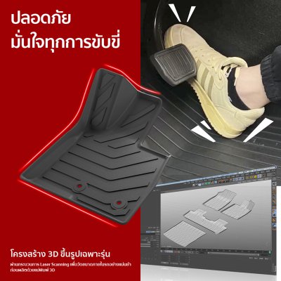 The Camp ชุดพรมยางปูพื้น รุ่น Nano Performance - TPE Series สำหรับ Deepal S05