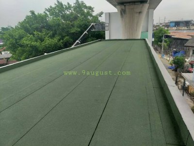 ระบบกันซึมดาดฟ้า สถานีรถไฟฟ้าสายสีนื้ำเ่งิน