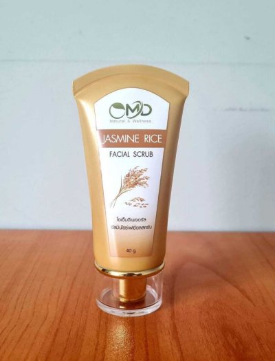 OMD NATURAL JASMINE RICE FACIAL SCRUB โอเอ็มดีเนเจอรัล จัสมิน ไรซ์ เฟเชียล สครับ