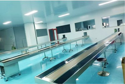 โต๊ะสายพานลำเลียงสินค้า Conveyor