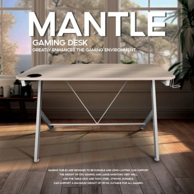 Neolution E-Sport Gaming Desk รุ่น Mantle II โต๊ะเกมมิ่ง โต๊ะคอมพิวเตอร์ มีช่องวางแก้วน้ำและที่แขวนหูฟังในตัว