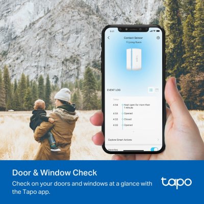 TP Link Tapo T110 Smart Window/Door Contact Sensor เซนเซอร์ประตูและหน้าต่างอัจฉริยะ
