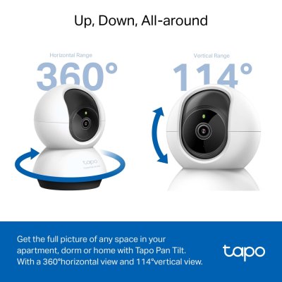TP-Link Tapo C220 2K Pan/Tilt AI Home Security Wi-Fi Camera มี Smart AI แยกได้ทั้งคน สัตว์ พาหนะ