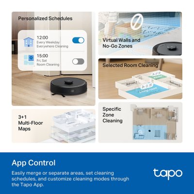 tp-Link Tapo RV30 Max Robot Vacuum and Mop หุ่นยนต์ดูดฝุ่น