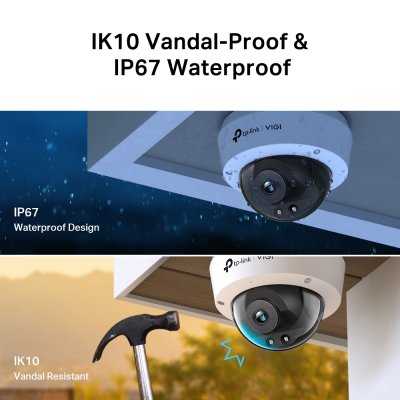 tp-link VIGI C220I 2mp 2.8mm Mic IR Outdoor Network Camera กล้องวงจรปิด