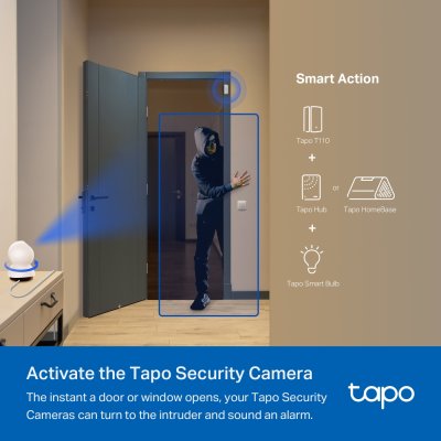 TP Link Tapo T110 Smart Window/Door Contact Sensor เซนเซอร์ประตูและหน้าต่างอัจฉริยะ