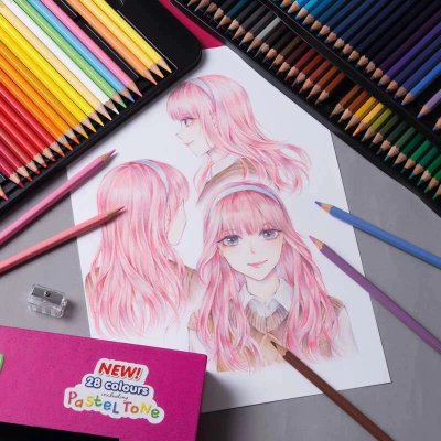 Master Art ดินสอสีแท่งยาว 100 สี