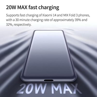 Xiaomi Ultra slim Power Bank 5000mAh พาวเวอร์แบงค์