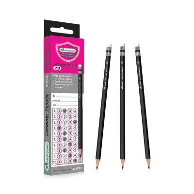 ยกแพ็ค 12 กล่อง Masterart ดินสอดำ Blacklead Pencil 2B 1 กล่อง 12 แท่ง
