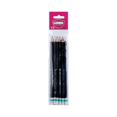 ยกกล่อง 12 ถุง Masterart ดินสอดำ Blacklead Pencil 2B 1 ถุง 6 แท่ง