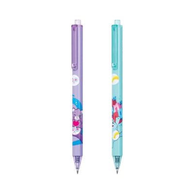 ยกกล่อง 36 ชิ้น Quantum Care Bears CB02 ปากกาเจล หมึกสีน้ำเงิน 0.5 mm. คละสี คละลาย