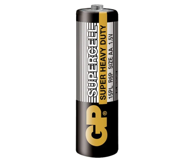GP Supercell Carbon Zinc ถ่าน AA 1.5V 40 ก้อน ยกกล่อง ถ่านรีโมท ไฟฉาย นาฬิกา และของเล่น
