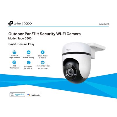 tp-link Tapo C500 2MP CCTV Outdoor Camera กล้องวงจรปิดภายนอก tp-link Tapo C500 2MP CCTV Outdoor Camera กล้องวงจรปิดภายนอก