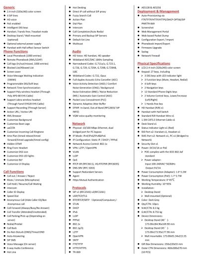 Fanvil FNV-V60P Dark Grey Ip Phone โทรศัพท์สำนักงาน