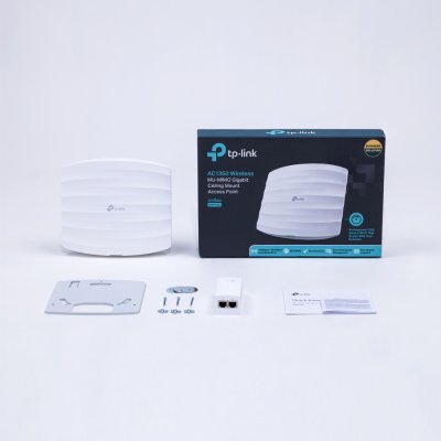 TP-Link EAP225 AC1350 Omada Wireless MU-MIMO Gigabit Ceiling Access Point สำหรับองค์กร