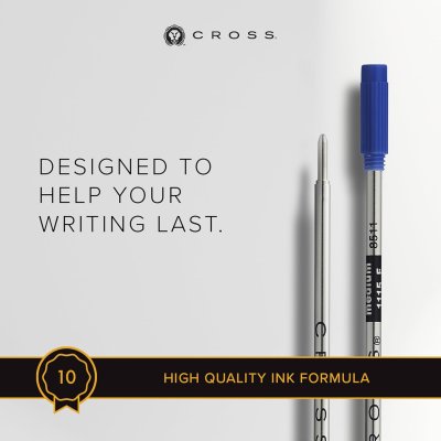 Cross Ballpoint Pen Refill Medium ไส้ปากกาลูกลื่นหมึกน้ำเงิน 0.7 mm.