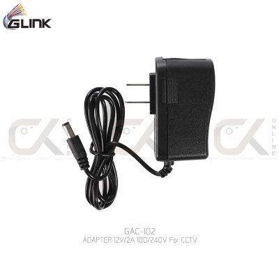 อแดปเตอร์ Glink รุ่น GAC-102 หรือ รุ่น UC-27 ADAPTER 12V/2A 100/240V For CCTV