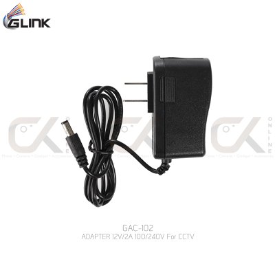 อแดปเตอร์ Glink รุ่น GAC-102 หรือ รุ่น UC-27 ADAPTER 12V/2A 100/240V For CCTV อแดปเตอร์ Glink รุ่น GAC-102 หรือ รุ่น UC-27 ADAPTER 12V/2A 100/240V For CCTV