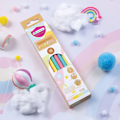 ยกแพ็ค 3 ชิ้น Masterart ดินสอดำ Blacklead Pencil HB Pastel