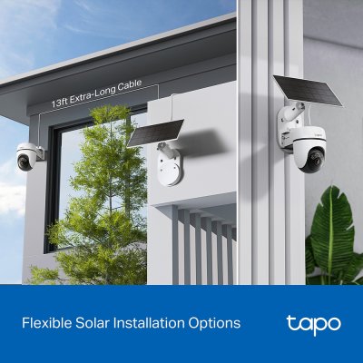 TP-Link Tapo C610 Kit  2K Outdoor Pan/tilt Solar-Powered Security Camerakit กล้องวงจรปิด พร้อมแผงโซลาร์