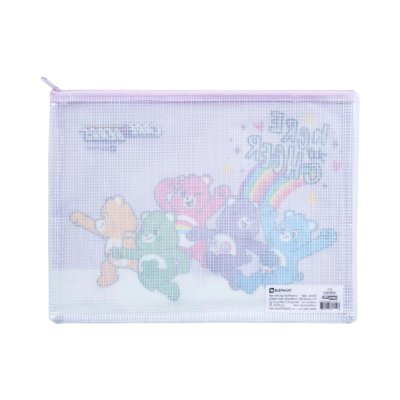ยกกล่อง 12 ชิ้น Elephant Care Bears กระเป๋าซิปพลาสติก A4 คละสี คละลาย 392x250 mm
