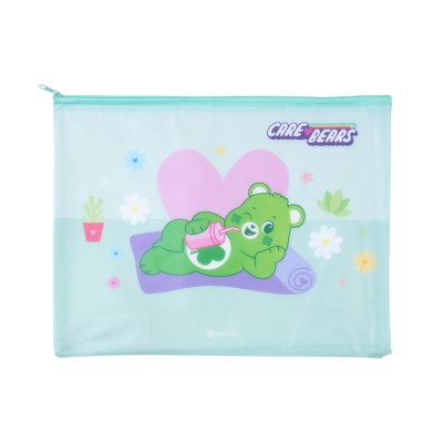 Elephant Care Bears Pastel กระเป๋าซิปพลาสติก A4 คละสี คละลาย 392x250 mm.