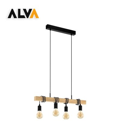 ยกลัง 40 ชิ้น Alva LED Filament Bulb 5W E27 2700K 600Lumen 240V หลอดไฟวินเทจ