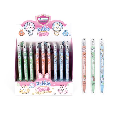 ยกแพ็ค 3 ชิ้น Masterart ดินสอกด 2.0 มม Rabbit Space 2B คละสี