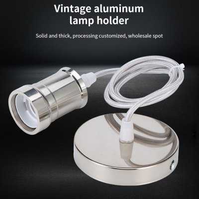 ยกลัง 20 ชิ้น Alva Lampholders Vintage ขั้วห้อยหลอดไฟ E27 วินเทจ สายยาว 1 ม. สีทองเหลือง